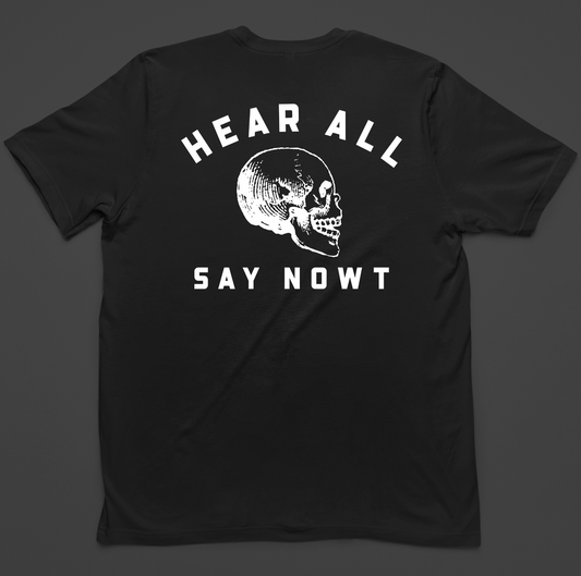 'ORIGINAL CRANIUM' Back Print Tee - Black