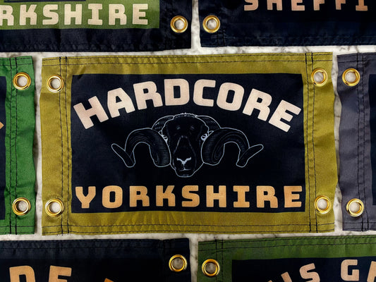 'HARDCORE YORKSHIRE' Wall Pennant