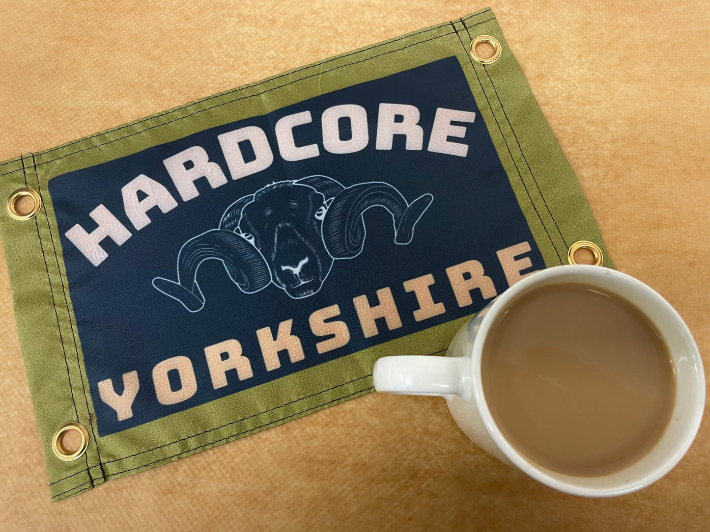 'HARDCORE YORKSHIRE' Wall Pennant