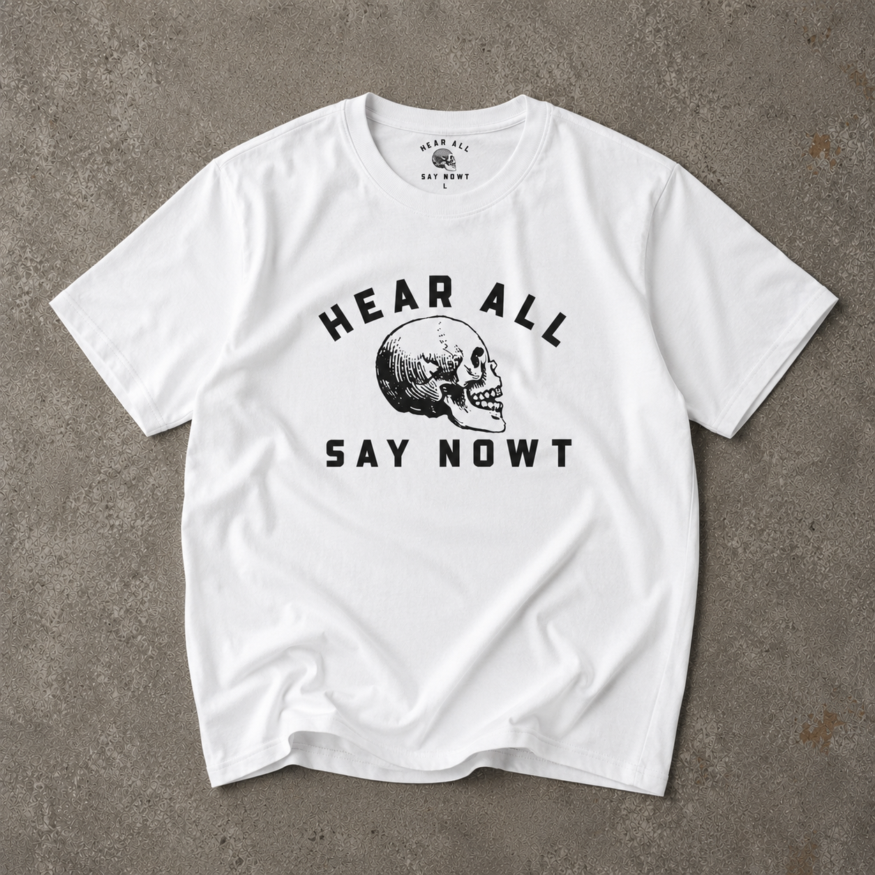 'ORIGINAL CRANIUM' Tee Shirt - White