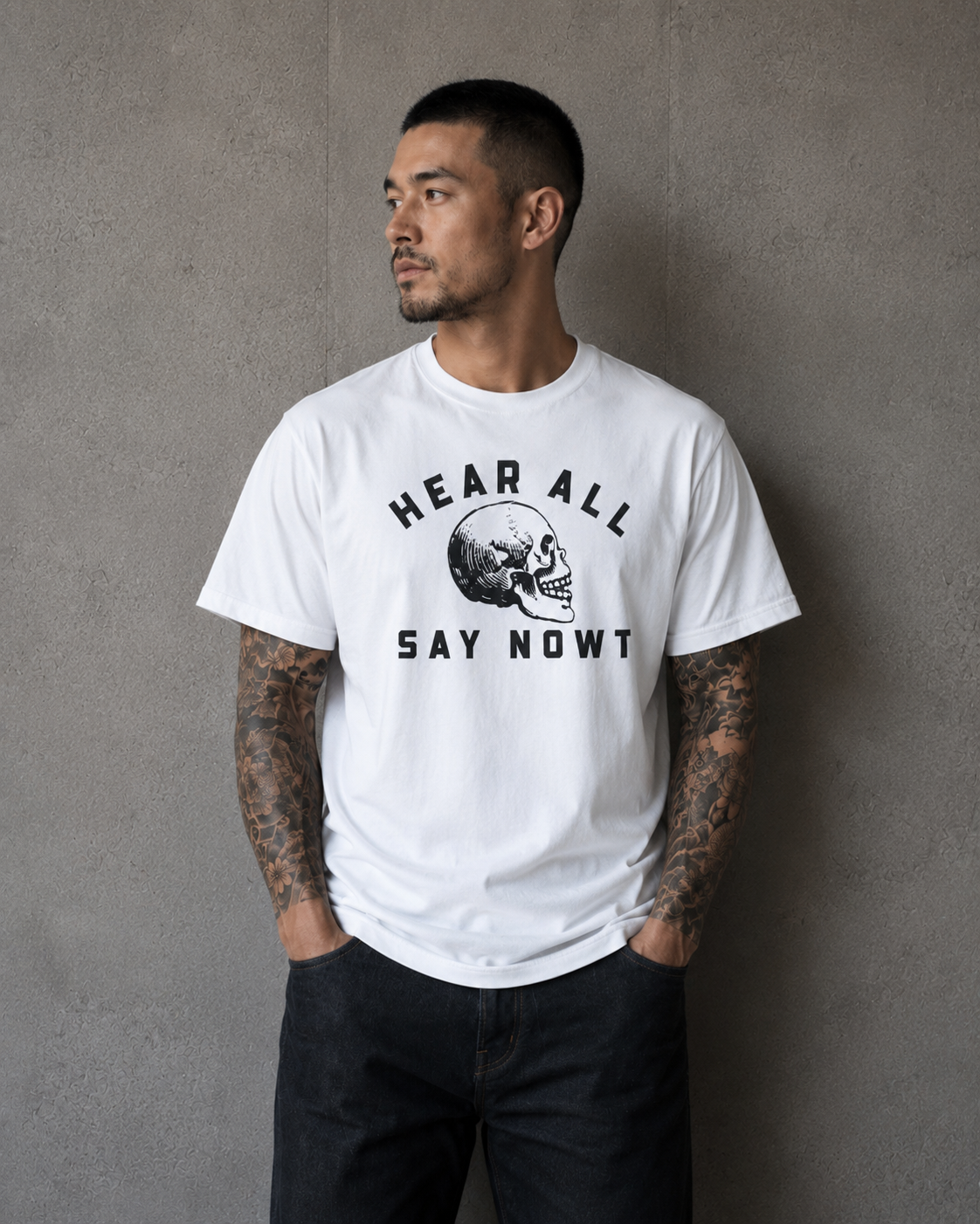 'ORIGINAL CRANIUM' Tee Shirt - White