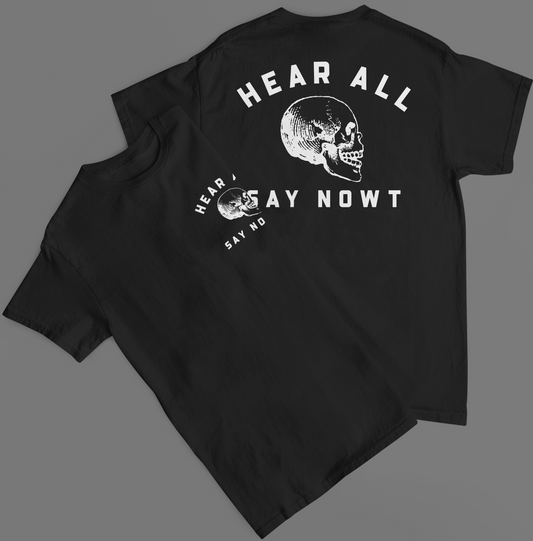 'ORIGINAL CRANIUM' Back Print Tee - Black